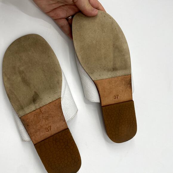 James Smith white slide sandals - Picture 5 of 5